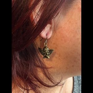 Golden Angel Earrings